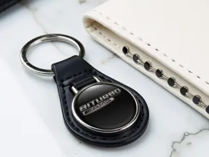 Leatherette Keychain Affordable Option Stylish Gift